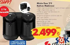 ARZUM OKKA MİNİO DUO KAHVE MAKİNESİ